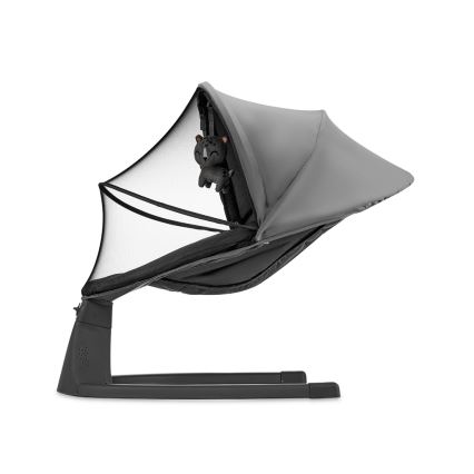 KINDERKRAFT - Baby rocker with melody 2in1 LUMI dark grey