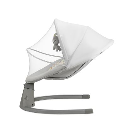 KINDERKRAFT - Baby rocker with melody 2in1 LUMI light grey