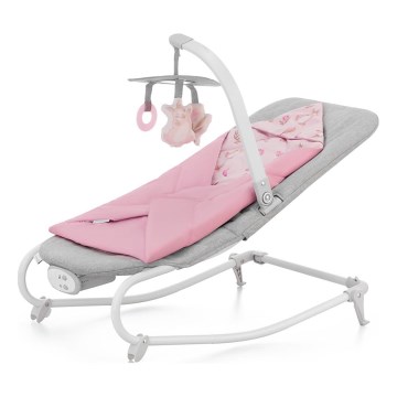 KINDERKRAFT - Baby vibrating rocker with a melody FELIO 2 pink