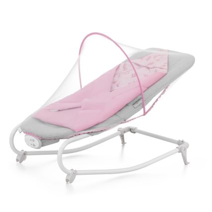 KINDERKRAFT - Baby vibrating rocker with a melody FELIO 2 pink