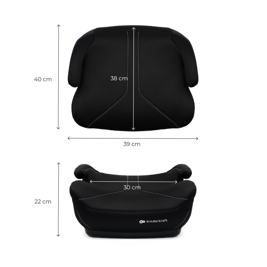 KINDERKRAFT - Car Booster Seat I-BOOST 2 125–150 cm Black