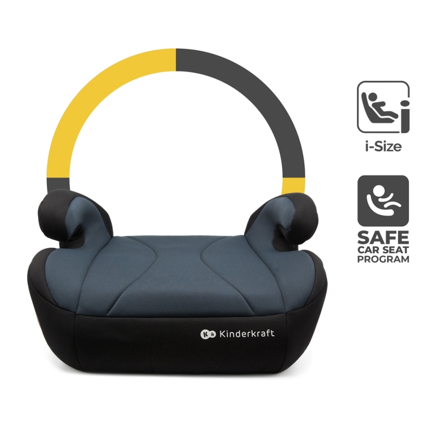 KINDERKRAFT - Car booster seat I-BOOST i-Size 135-150 cm black