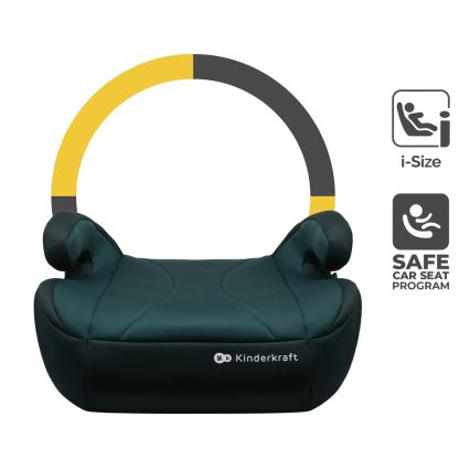 KINDERKRAFT - Car booster seat I-BOOST i-Size 135-150 cm green