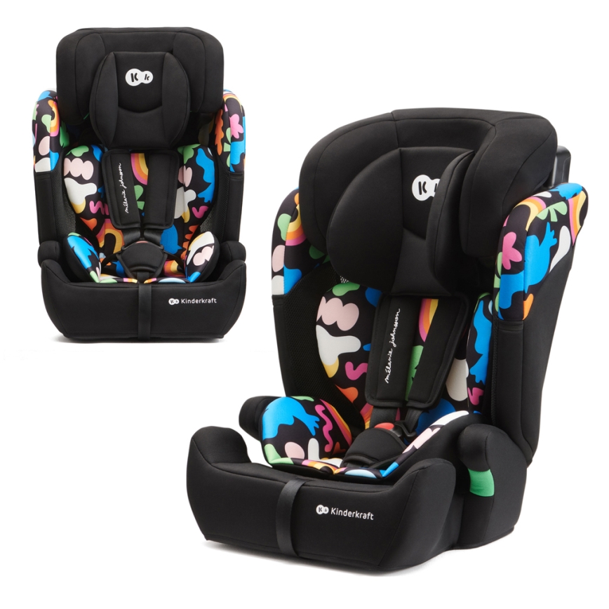 KINDERKRAFT - Car seat COMFORT UP i-Size (76-150 cm) colorful