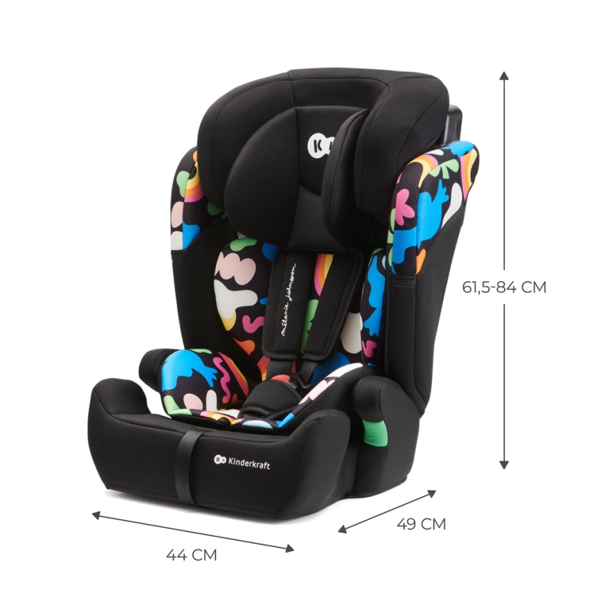 KINDERKRAFT - Car seat COMFORT UP i-Size (76-150 cm) colorful