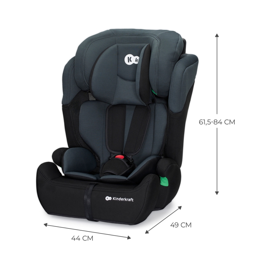 KINDERKRAFT - Car seat COMFORT UP i-Size (76-150 cm) dark grey