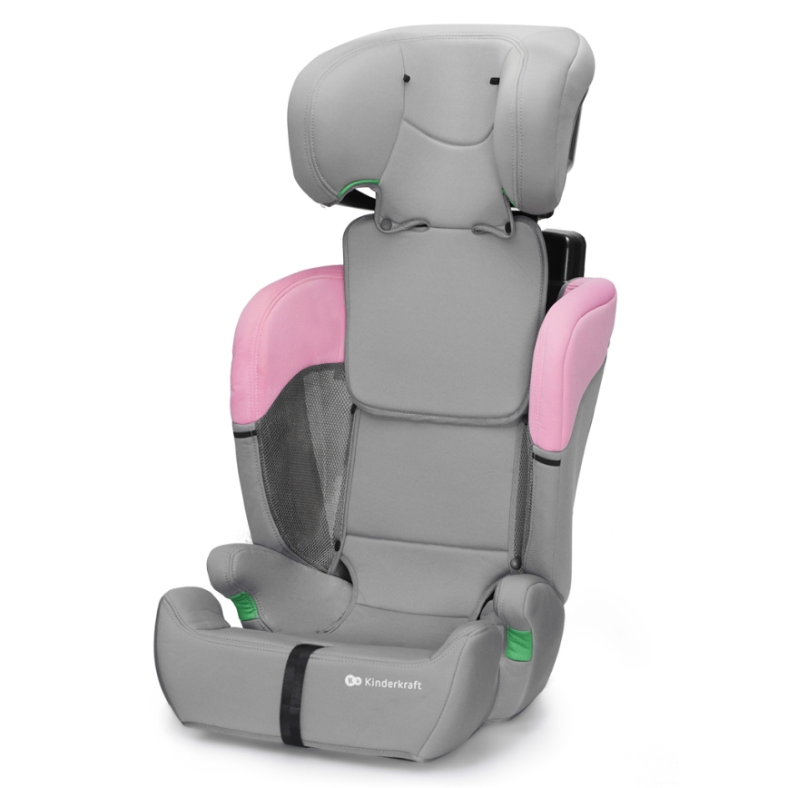 KINDERKRAFT - Car seat COMFORT UP i-Size (76-150 cm) grey/pink
