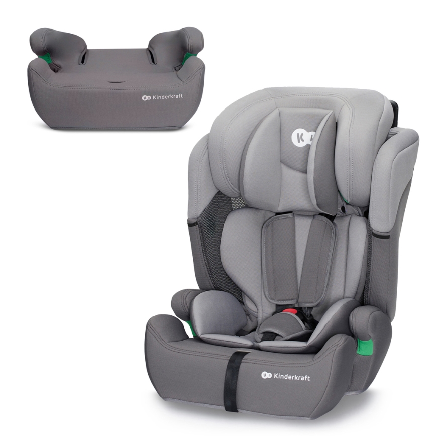 KINDERKRAFT - Car seat COMFORT UP i-Size (76-150 cm) light grey