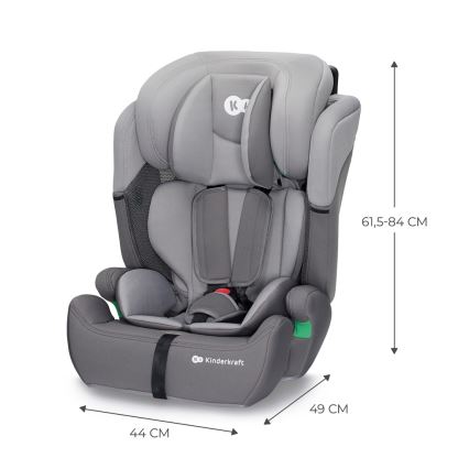 KINDERKRAFT - Car seat COMFORT UP i-Size (76-150 cm) light grey