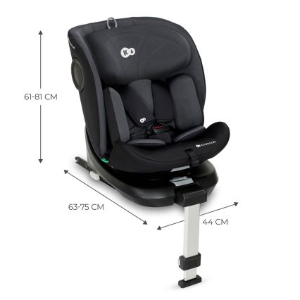 KINDERKRAFT - Car seat I-360 i-Size (40-150 cm) black