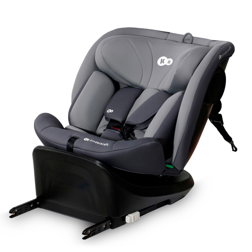 KINDERKRAFT - Car seat I-GROW i-Size (40-150 cm) grey