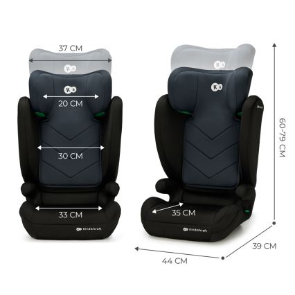 KINDERKRAFT - Car seat I-SPARK i-Size (100-150 cm) black