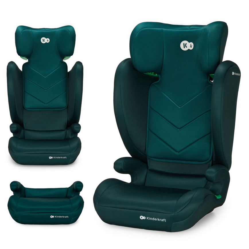 KINDERKRAFT - Car seat I-SPARK i-Size (100-150 cm) green