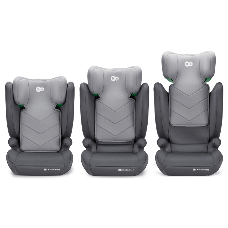 KINDERKRAFT - Car seat I-SPARK i-Size (100-150 cm) grey
