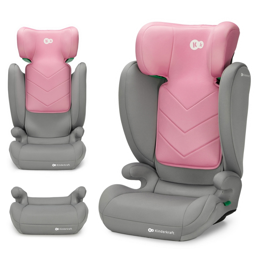 KINDERKRAFT - Car seat I-SPARK i-Size (100-150 cm) pink