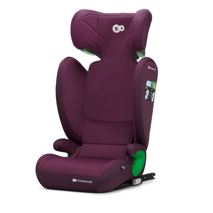 KINDERKRAFT - Car seat JUNIOR FIX 2 (100-150 cm) Cherry pearl