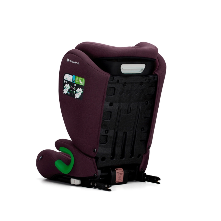 KINDERKRAFT - Car seat JUNIOR FIX 2 (100-150 cm) Cherry pearl