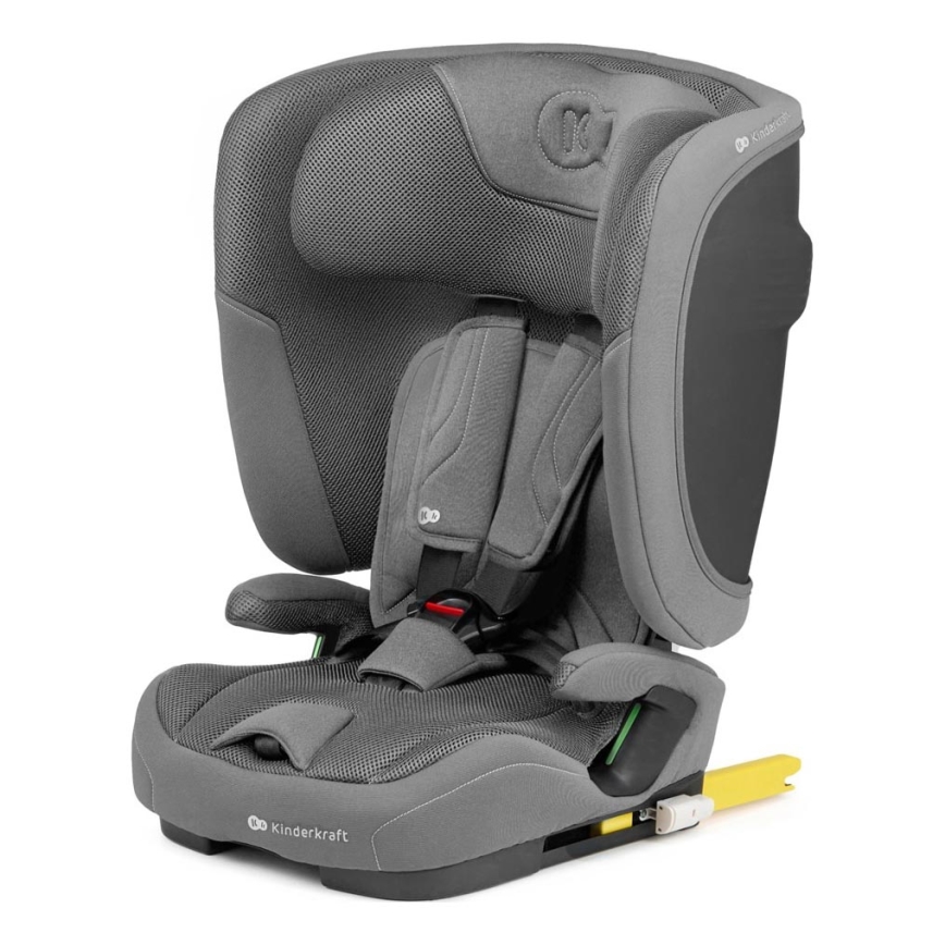 KINDERKRAFT - Child Car Seat FIX2GO i-Size 76-150 cm Grey