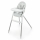 KINDERKRAFT - Children's dining chair 2in1 DINNLY grey
