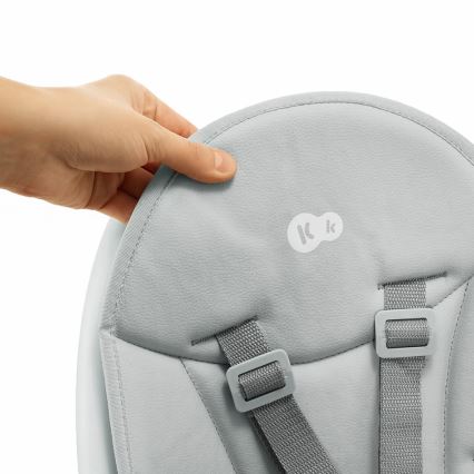 KINDERKRAFT - Children's dining chair 2in1 DINNLY grey