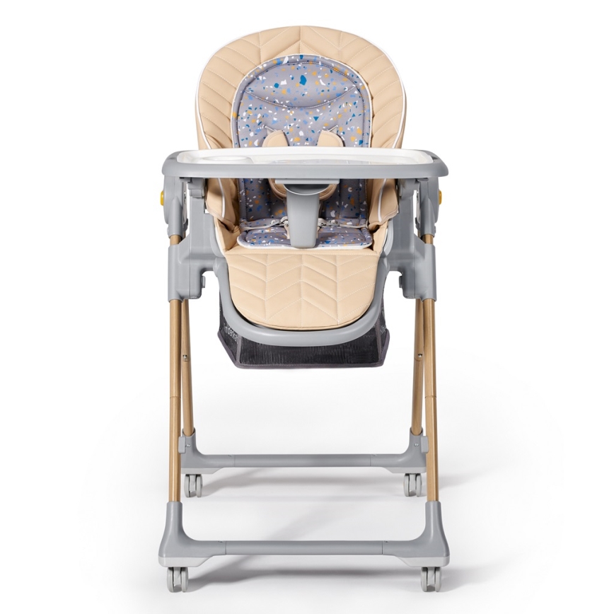 KINDERKRAFT - Children's dining chair 2in1 LASTREE beige/grey