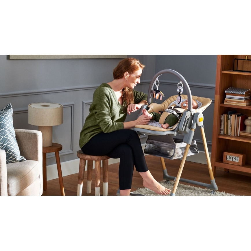 KINDERKRAFT - Children's dining chair 2in1 LASTREE grey