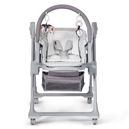 KINDERKRAFT - Children's dining chair 2in1 LASTREE grey
