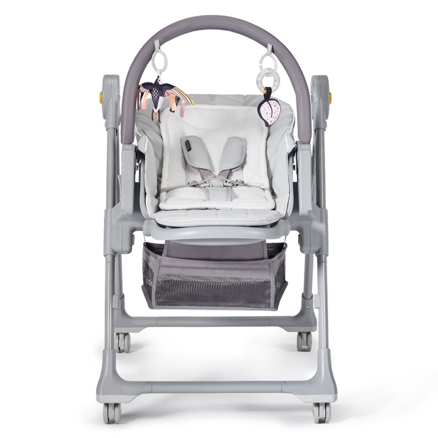 KINDERKRAFT - Children's dining chair 2in1 LASTREE grey