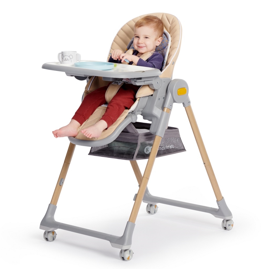 KINDERKRAFT - Children's dining chair 2in1 LASTREE grey