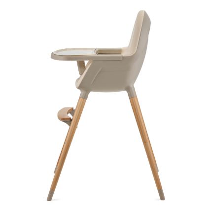 KINDERKRAFT - Children's dining chair 2v1 FINI2 beech/beige