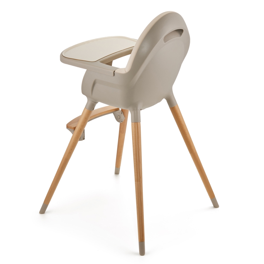 KINDERKRAFT - Children's dining chair 2v1 FINI2 beech/beige