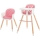 KINDERKRAFT - Children's dining chair 2v1 SIENNA beech/pink