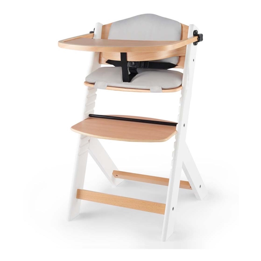 KINDERKRAFT - Children's dining chair ENOCK with cushions grey/white