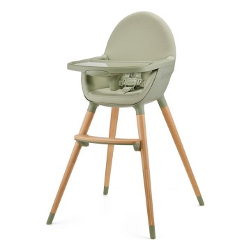 KINDERKRAFT - Children's dining chair FINI2 beech/green