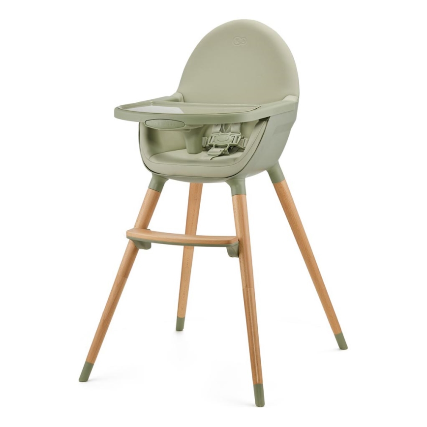 KINDERKRAFT - Children's dining chair FINI2 beech/green