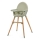 KINDERKRAFT - Children's dining chair FINI2 beech/green