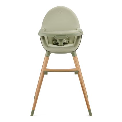 KINDERKRAFT - Children's dining chair FINI2 beech/green