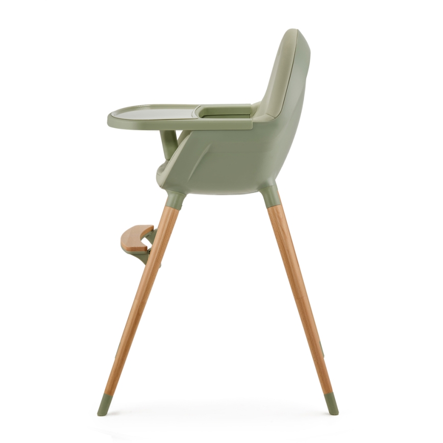 KINDERKRAFT - Children's dining chair FINI2 beech/green