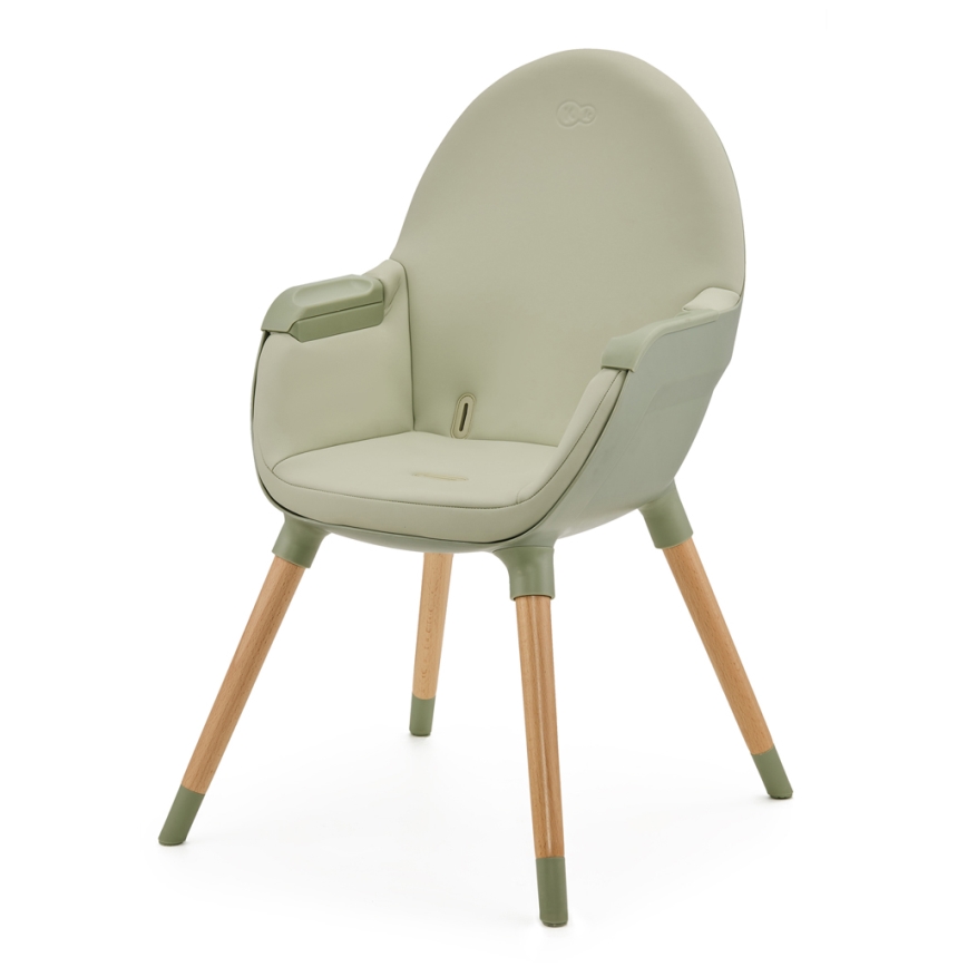 KINDERKRAFT - Children's dining chair FINI2 beech/green