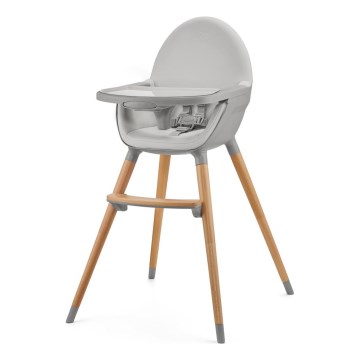 KINDERKRAFT - Children's dining chair FINI2 beech/grey