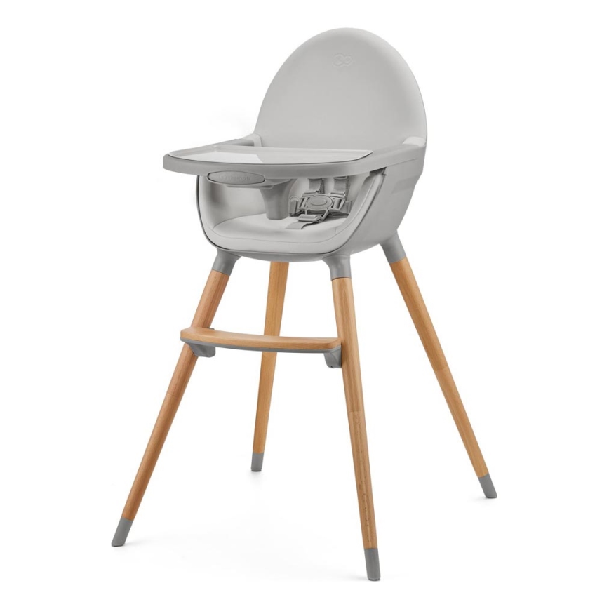 KINDERKRAFT - Children's dining chair FINI2 beech/grey