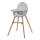 KINDERKRAFT - Children's dining chair FINI2 beech/grey