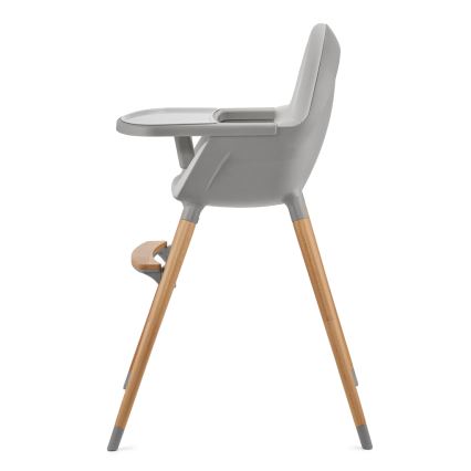 KINDERKRAFT - Children's dining chair FINI2 beech/grey