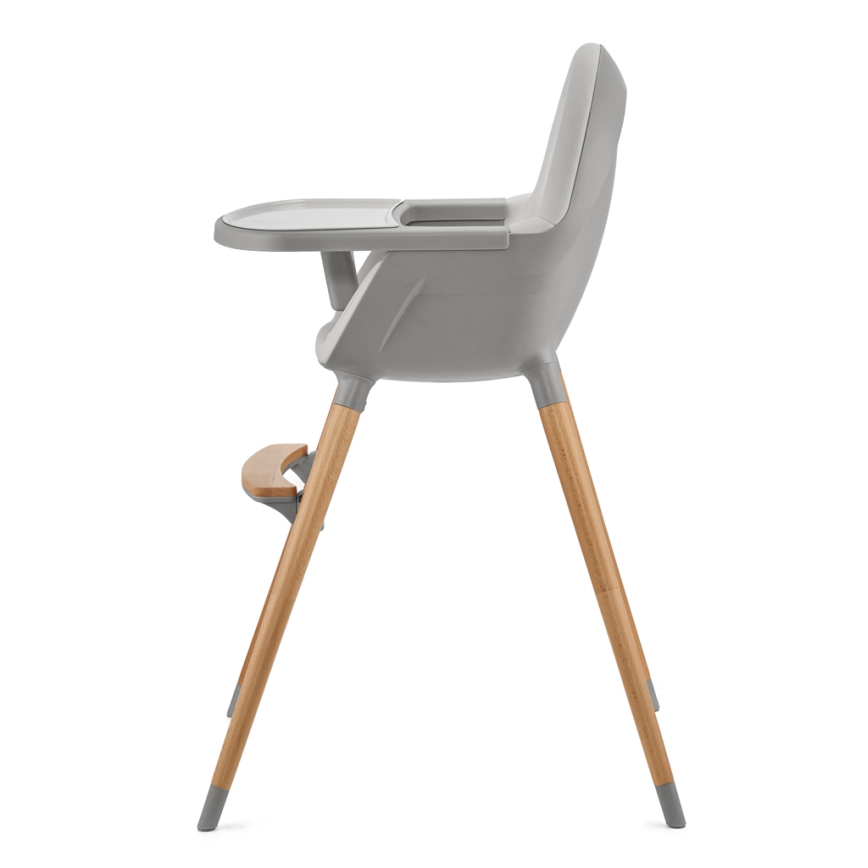 KINDERKRAFT - Children's dining chair FINI2 beech/grey
