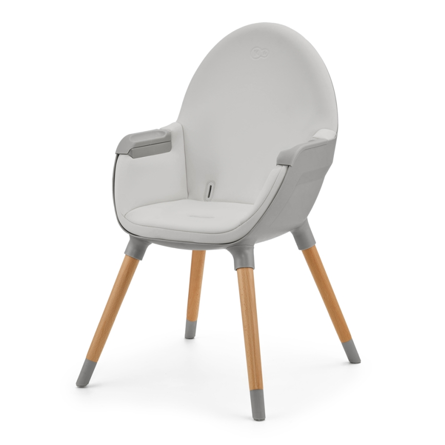 KINDERKRAFT - Children's dining chair FINI2 beech/grey