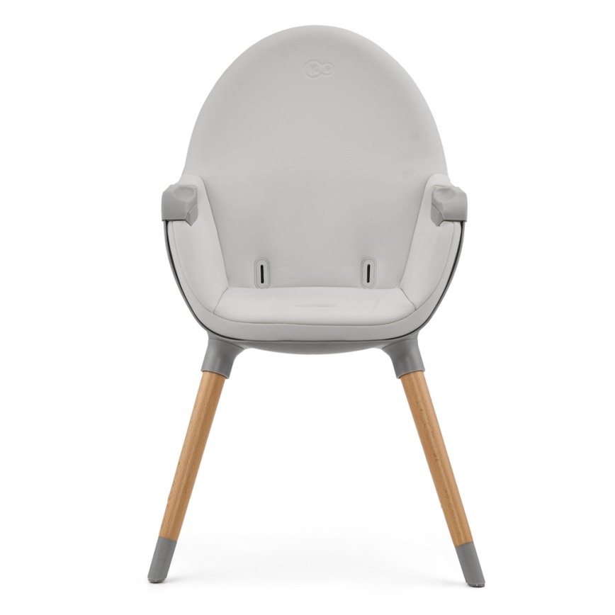 KINDERKRAFT - Children's dining chair FINI2 beech/grey