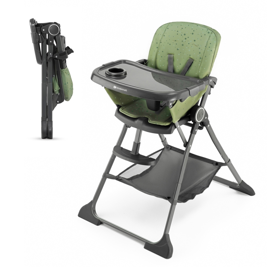 KINDERKRAFT - Children's dining chair FOLDEE green