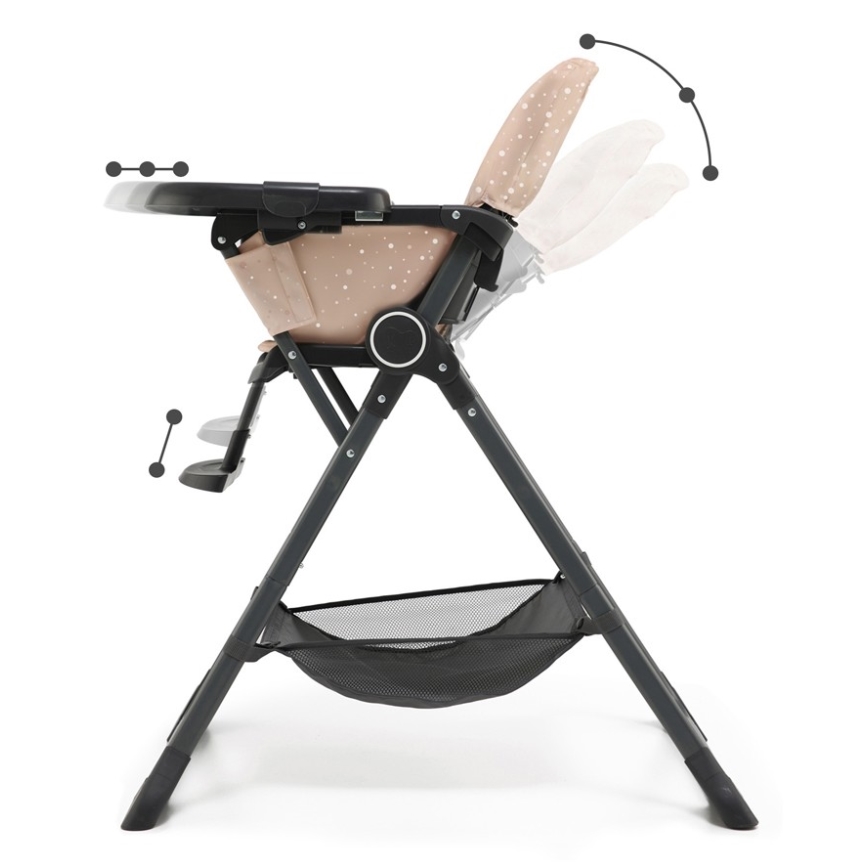 KINDERKRAFT - Children's dining chair FOLDEE pink