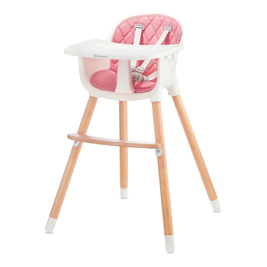 KINDERKRAFT - Children's dining chair SIENNA beech/pink