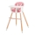 KINDERKRAFT - Children's dining chair SIENNA beech/pink